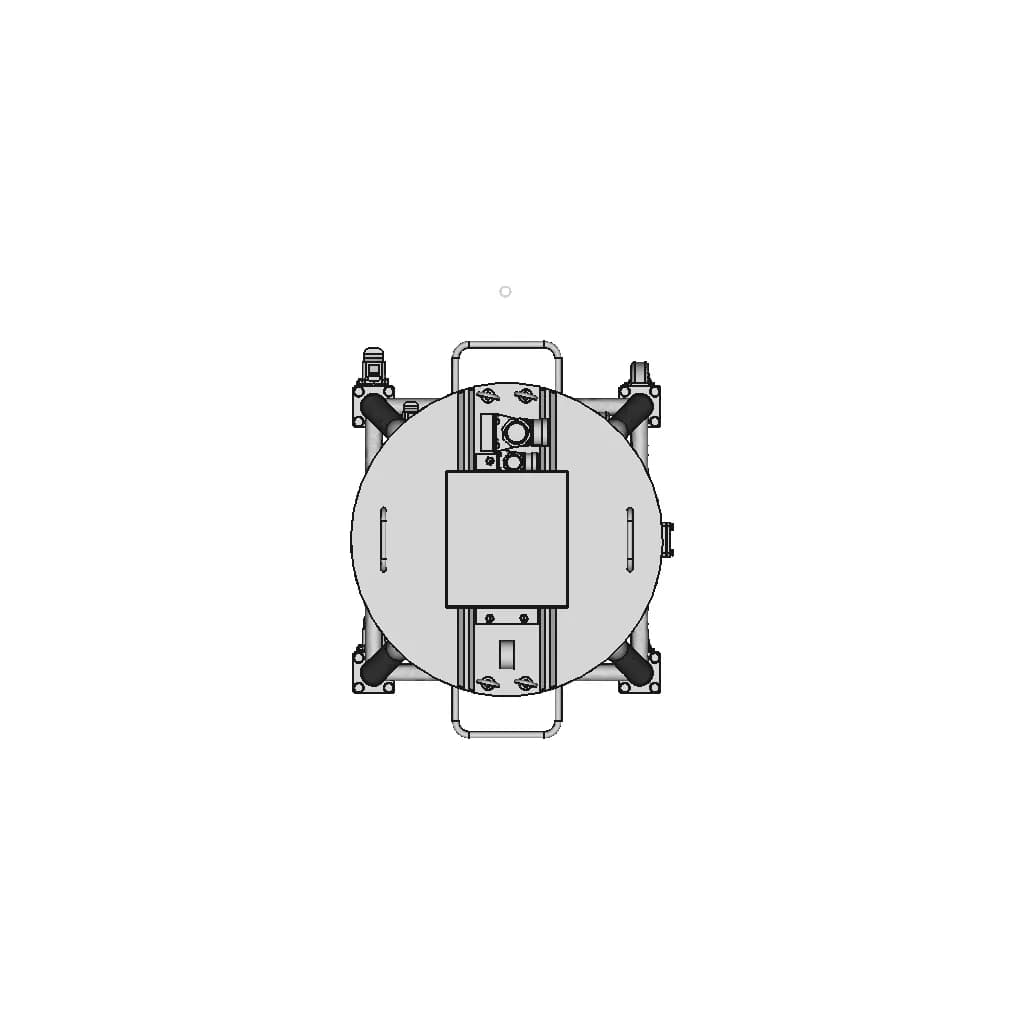 Containers / Tangki Mixer Capacity 50 Liter Sus 316 - Downloadable CAD Representation_270_0_degree_snapshot