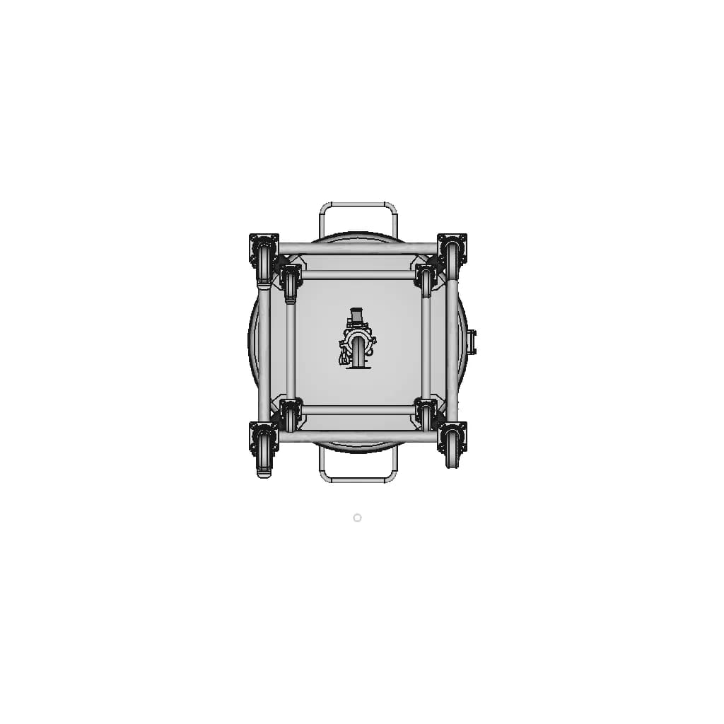Containers / Tangki Mixer Capacity 50 Liter Sus 316 - Downloadable CAD Representation_90_0_degree_snapshot