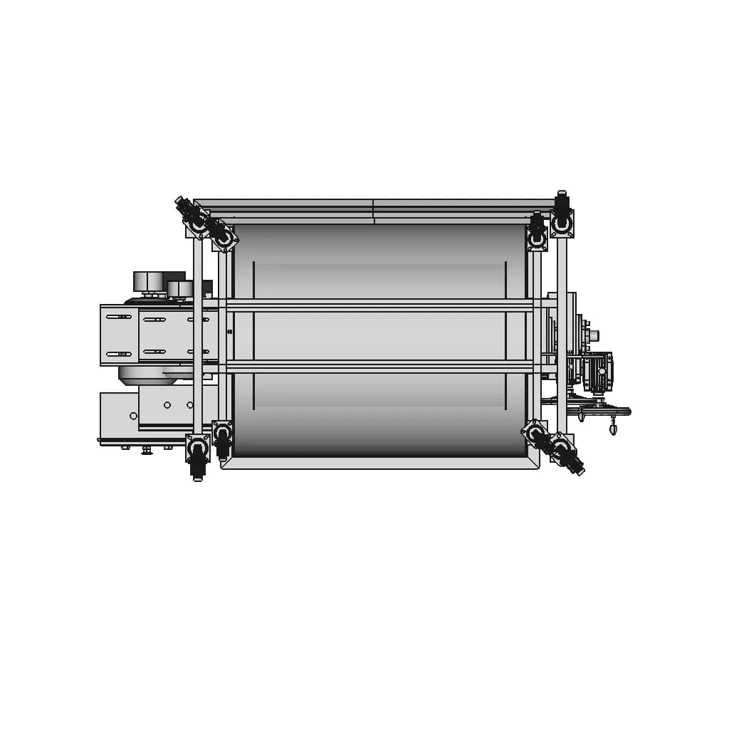 Ribbon Mixer Machine - Standard Mechanical Component_90_0_degree_snapshot