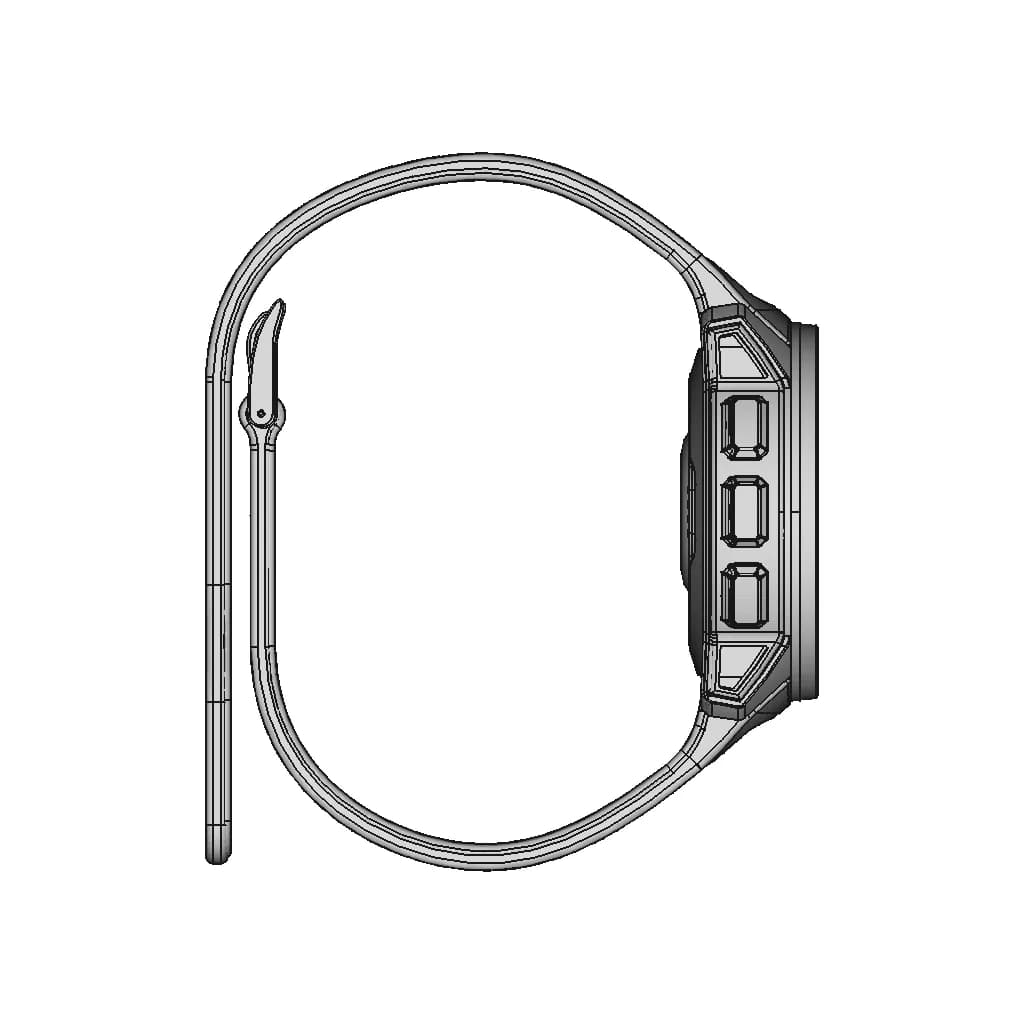 Garmin Instinct Solar Sport Watch - Downloadable CAD Representation_0_270_degree_snapshot