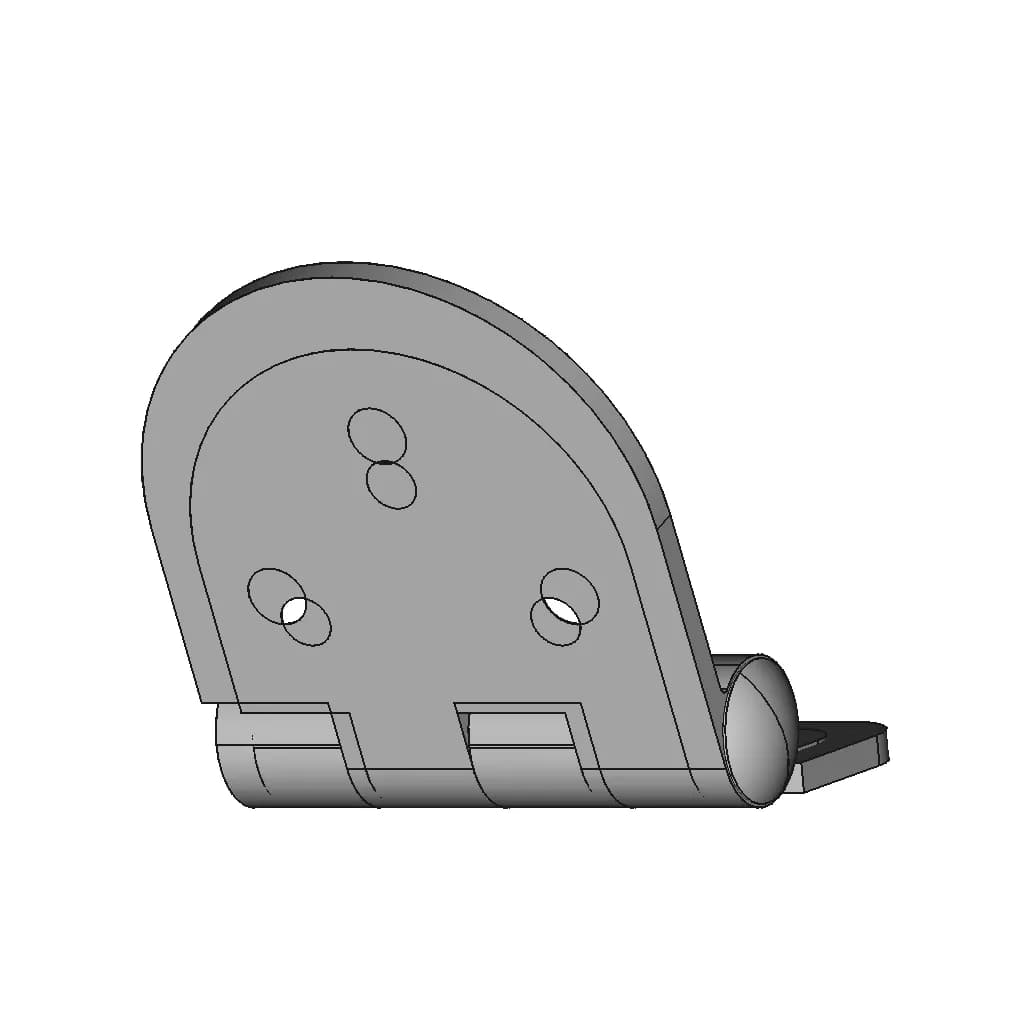 Folding Strecher | High-Quality CAD Model_60_30_degree_snapshot