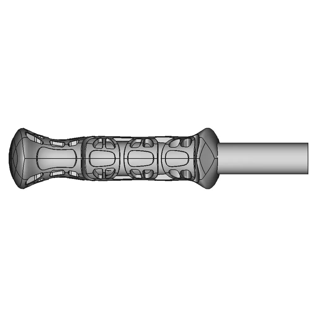 Ski Pole Grip - Downloadable CAD Representation_0_90_degree_snapshot