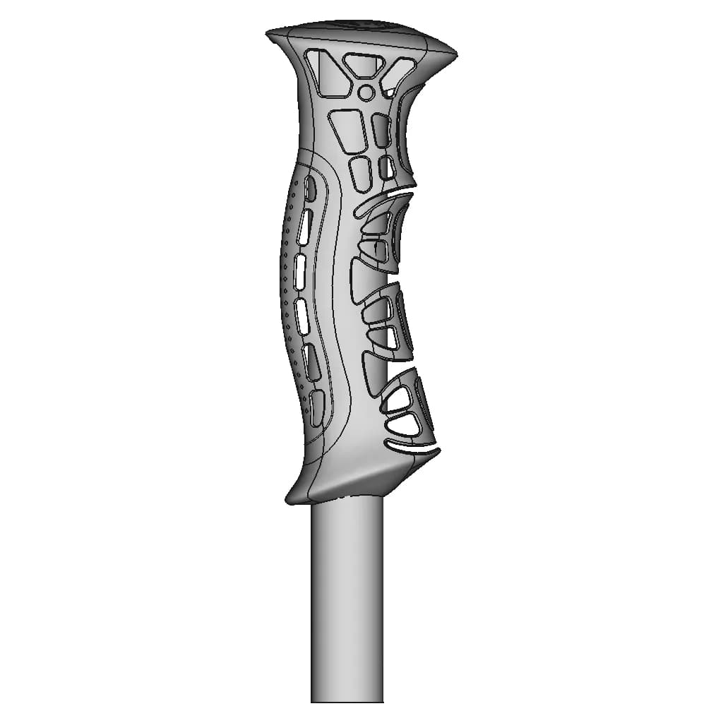 Ski Pole Grip - Downloadable CAD Representation_90_0_degree_snapshot