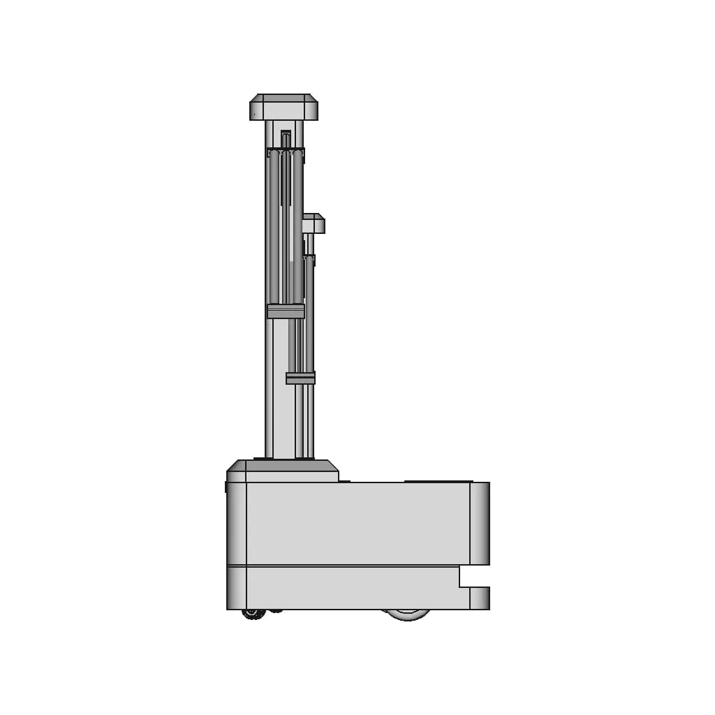 Automated Guide Vehicle To Kill Covid-19 | High-Quality CAD Model_0_90_degree_snapshot