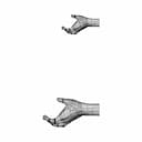 Human Hand Main Humaine | 3D Engineering Design File_0_90_degree_snapshot