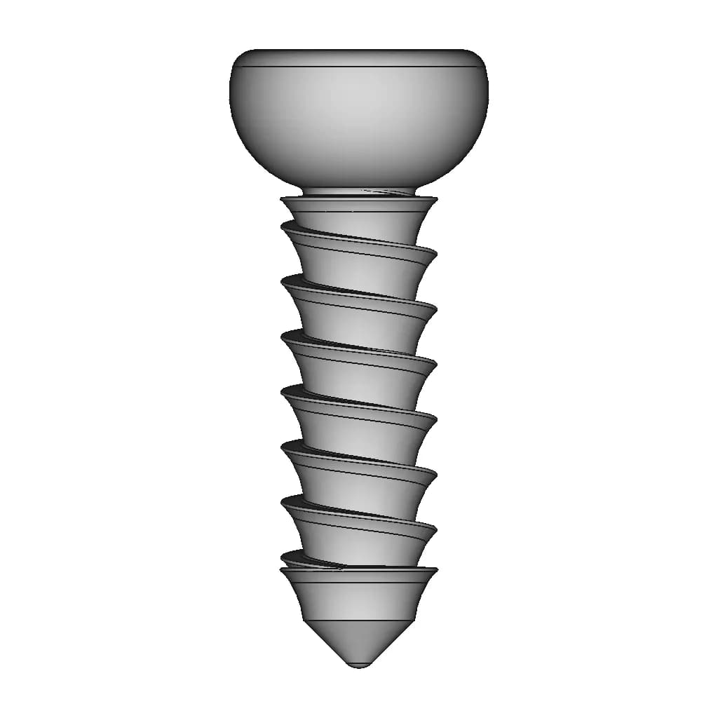Ha Infant Medical Bone Screw | High-Quality CAD Model_0_270_degree_snapshot