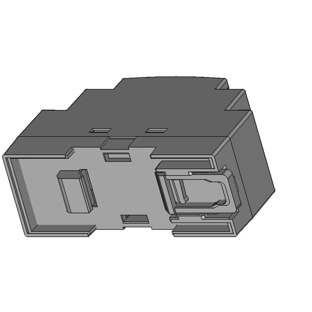 Rt-202 Din Rail Enclosure - Downloadable CAD Representation_60_30_degree_snapshot