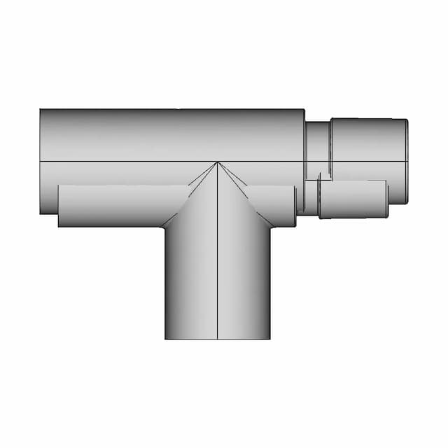Anaesthetic Ventilation T Connector F22 - F22 - M22 According To Iso 5356-1:2015 - Standard Mechanical Component