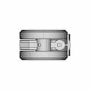 Swivel Wheel For Hospital Bed | 3D Engineering Design File_90_0_degree_snapshot