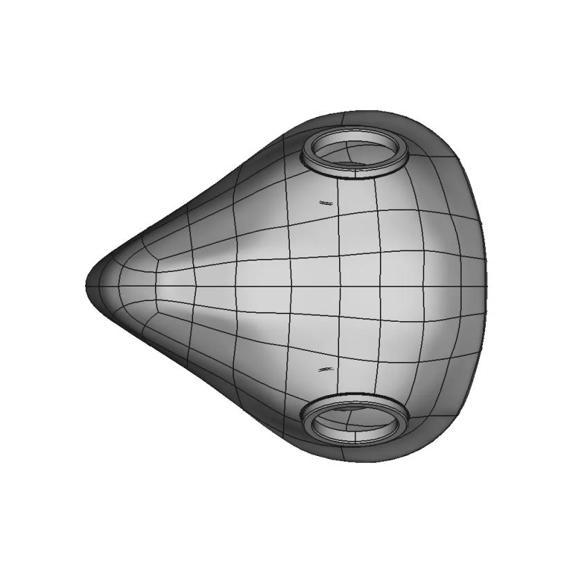 3M Quick Latch Mask Shell | High-Quality CAD Model