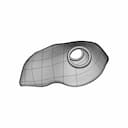 3M Quick Latch Mask Shell | High-Quality CAD Model_90_0_degree_snapshot