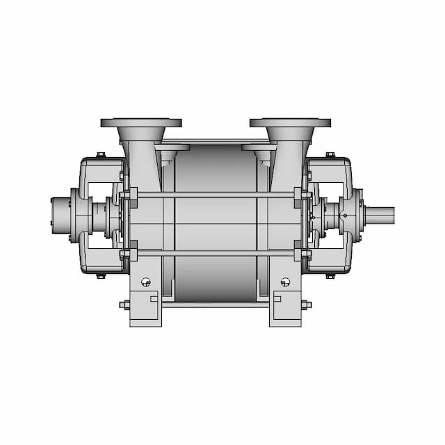 V Belt Vacuum Pump | High-Quality CAD Model