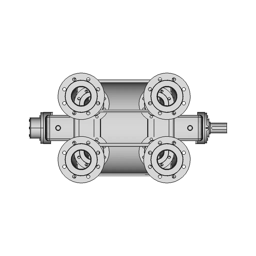 V Belt Vacuum Pump | High-Quality CAD Model_270_0_degree_snapshot