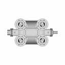 V Belt Vacuum Pump | High-Quality CAD Model_270_0_degree_snapshot