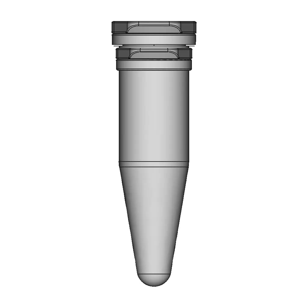 1.5Ml Microfuge Tube - Downloadable CAD Representation_0_90_degree_snapshot