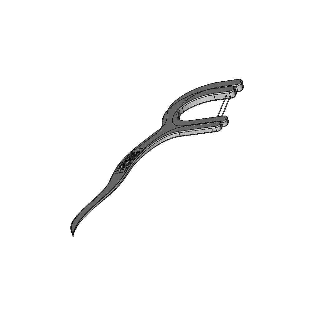 Teeth Cleaning Part | High-Quality CAD Model_60_30_degree_snapshot