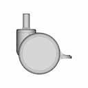 Hospital Bed Wheel With Fixation | 3D Engineering Design File_0_0_degree_snapshot