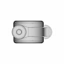Hospital Bed Wheel With Fixation | 3D Engineering Design File_270_0_degree_snapshot