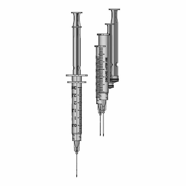 Syringe | 3Ml | 3D Engineering Design File