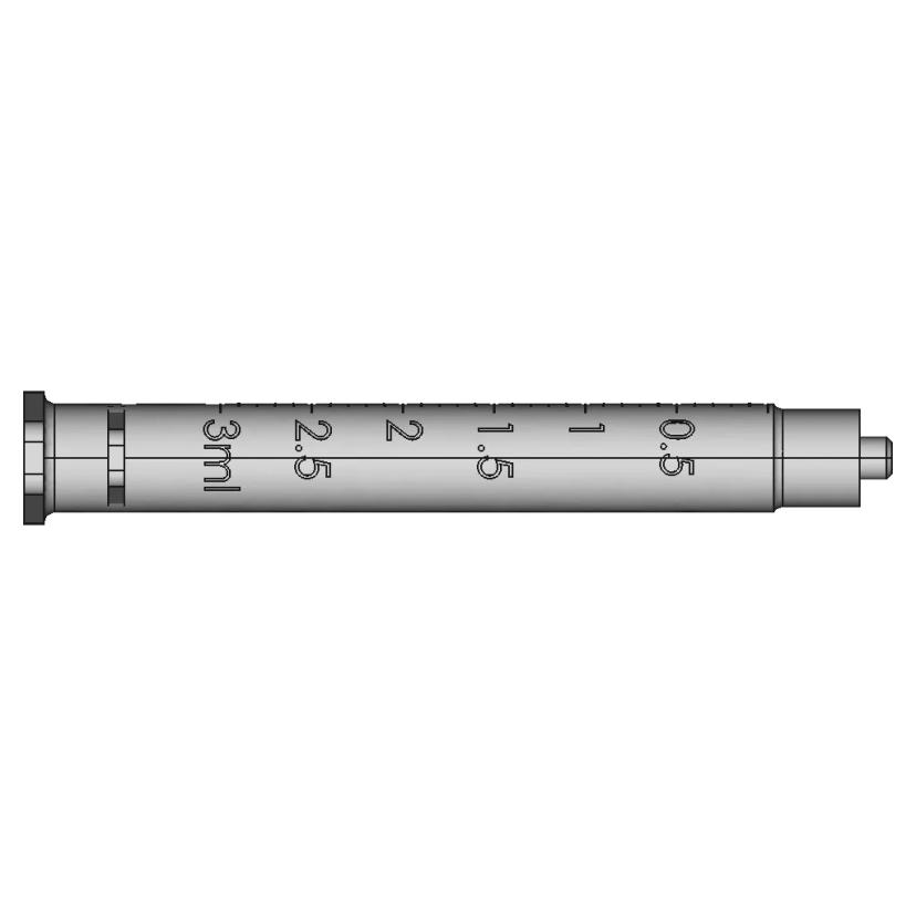 Syringe-3Cc (3Ml) - Downloadable CAD Representation