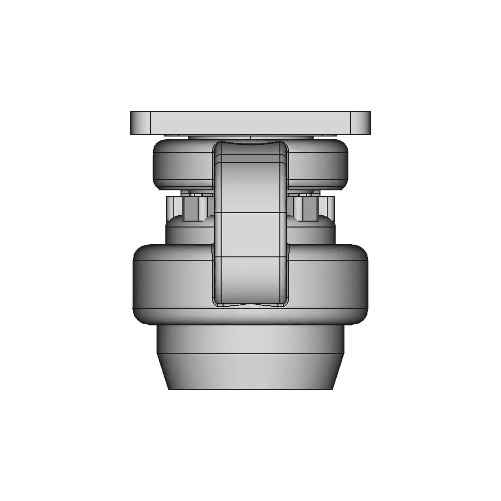 Combined Swivel Support For Medical Equipment - Downloadable CAD Representation_0_0_degree_snapshot