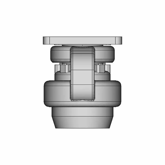 Combined Swivel Support For Medical Equipment - Downloadable CAD Representation