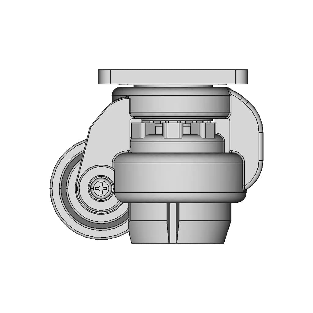 Combined Swivel Support For Medical Equipment - Downloadable CAD Representation_0_270_degree_snapshot
