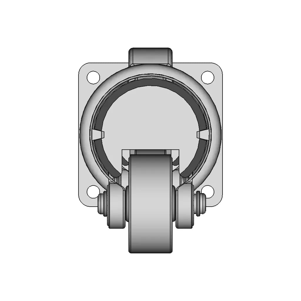 Combined Swivel Support For Medical Equipment - Downloadable CAD Representation_90_0_degree_snapshot