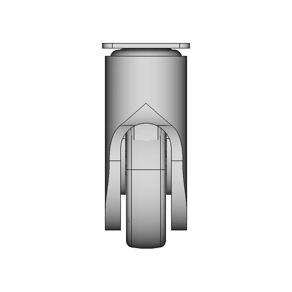 Swivel Wheel For Mobile Medical Equipment - Standard Mechanical Component_0_270_degree_snapshot