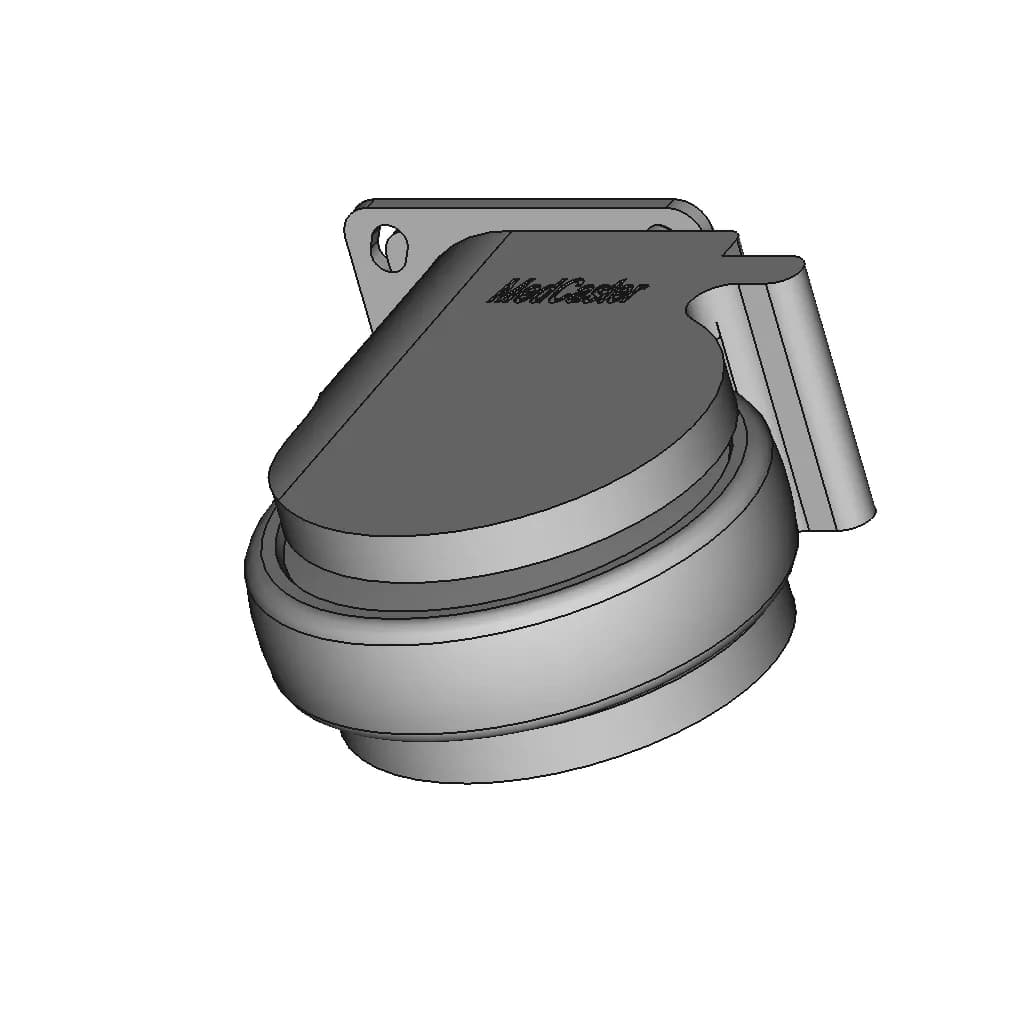 Swivel Wheel For Mobile Medical Equipment - Standard Mechanical Component_60_30_degree_snapshot