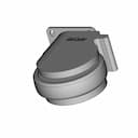 Swivel Wheel For Mobile Medical Equipment - Standard Mechanical Component_60_30_degree_snapshot