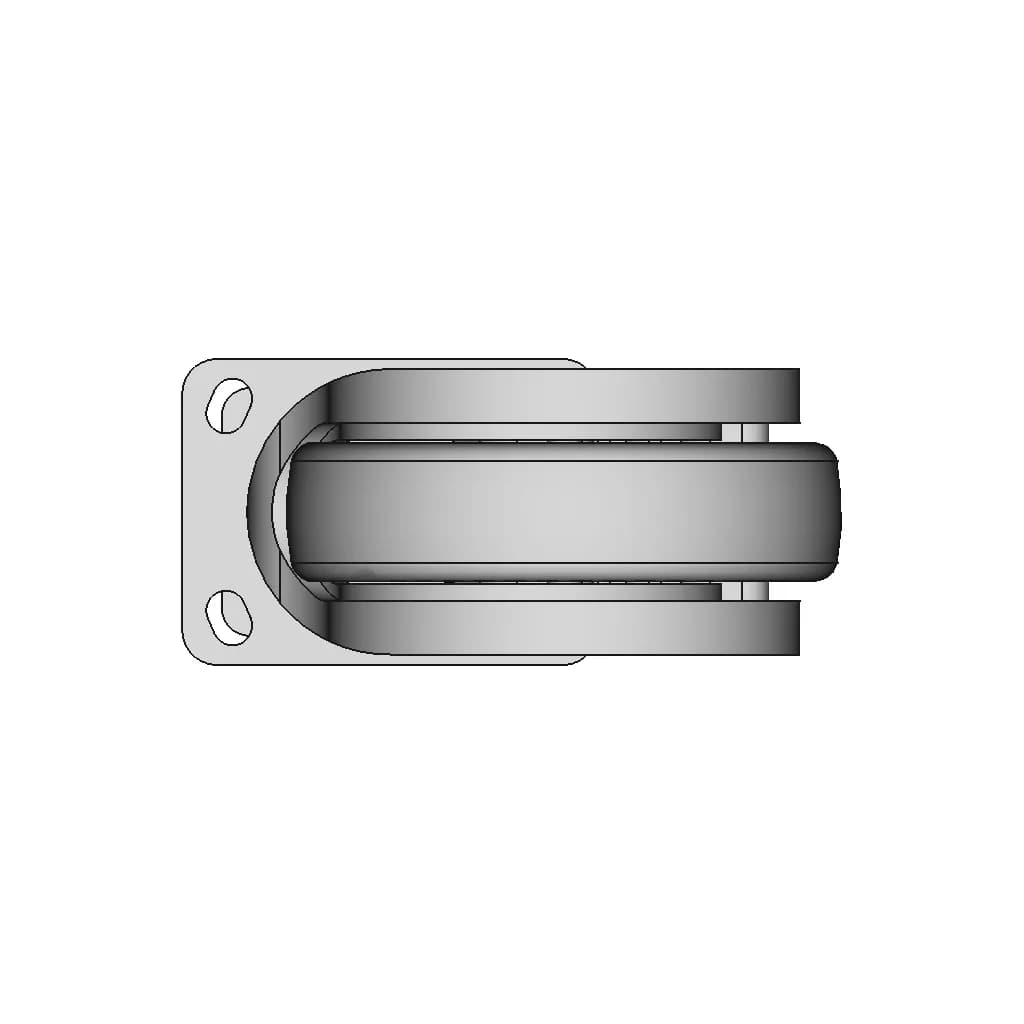 Swivel Wheel For Mobile Medical Equipment - Standard Mechanical Component_90_0_degree_snapshot