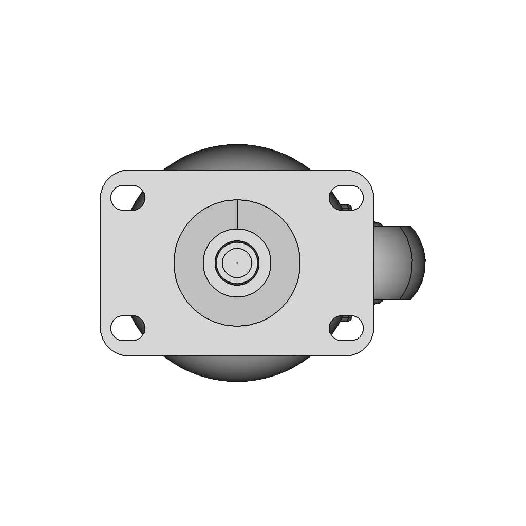 Swivel Wheel For Mobile Medical Equipmen | High-Quality CAD Model_270_0_degree_snapshot