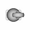 Swivel Wheel For Mobile Medical Equipmen | High-Quality CAD Model_90_0_degree_snapshot