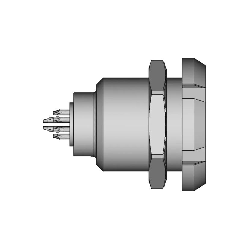 Lemo 10 Pin Receptacle G Key - Standard Mechanical Component