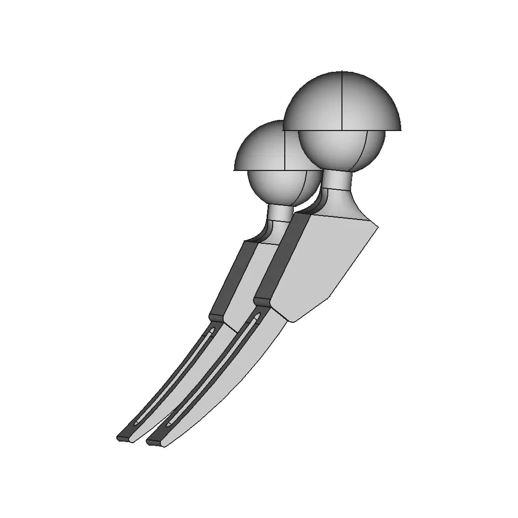 Femoral Bone - Standard Mechanical Component_0_270_degree_snapshot