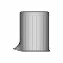 Corning Pyrex No.1003 Beaker 500Ml | 3D Engineering Design File_270_0_degree_snapshot