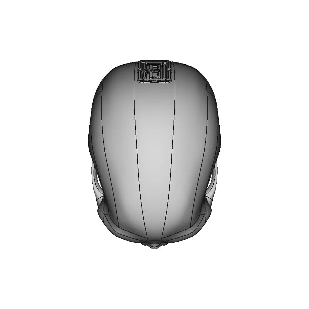 Human Skull To Scale. | 3D Engineering Design File_270_0_degree_snapshot