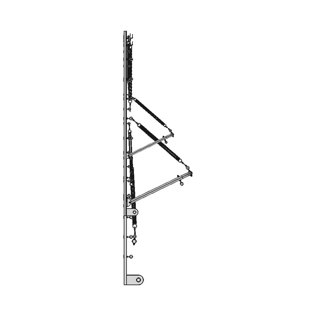 Wall-Mounted Pilates Trainer - Standard Mechanical Component_0_270_degree_snapshot
