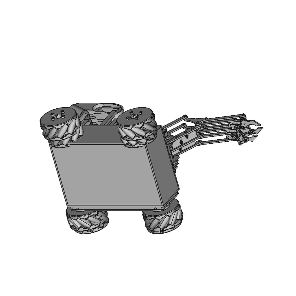 Mcnum Wheel Plant Protection Trolley (Body) - Downloadable CAD Representation_60_30_degree_snapshot