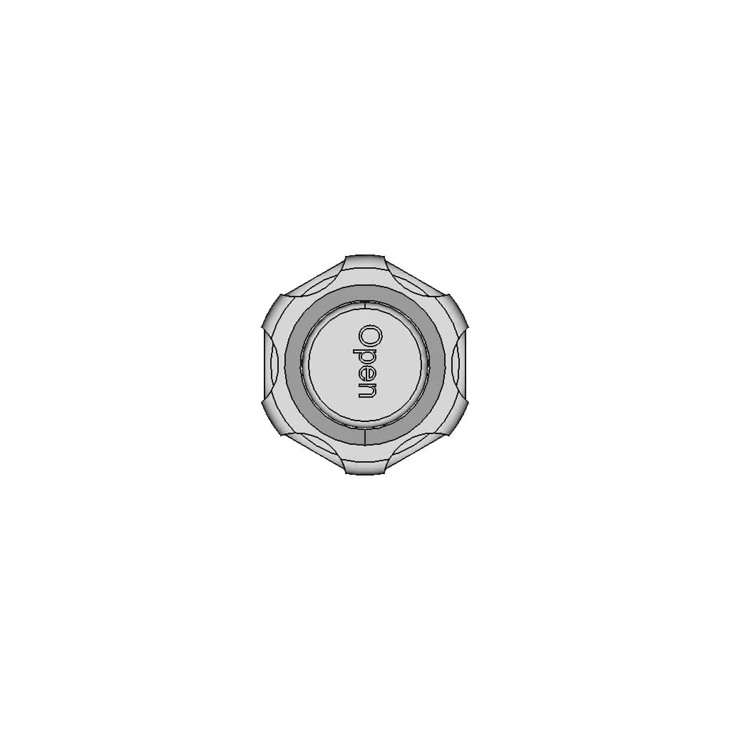 Keofitt Valve Head W9 Type H | 3D Engineering Design File_0_0_degree_snapshot