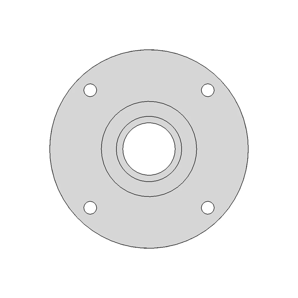 Stainless Steel Support Arm System/Hmi/Boxcontrol Cabinetcontrol Cabinet - Downloadable CAD Representation_90_0_degree_snapshot