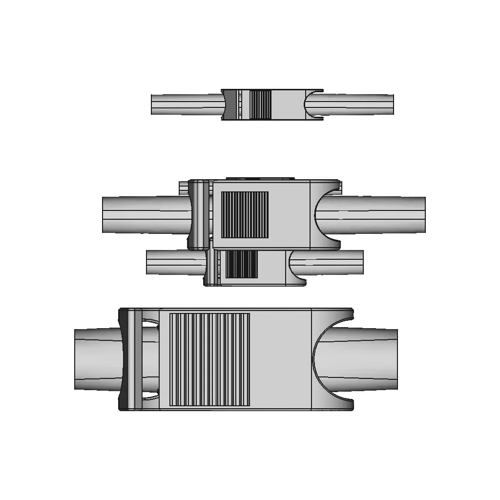 Безконтактний Затискач - Клапан Регулювання Потоку - Standard Mechanical Component_270_0_degree_snapshot
