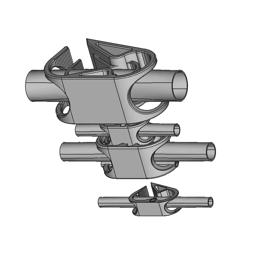 Безконтактний Затискач - Клапан Регулювання Потоку - Standard Mechanical Component_60_30_degree_snapshot