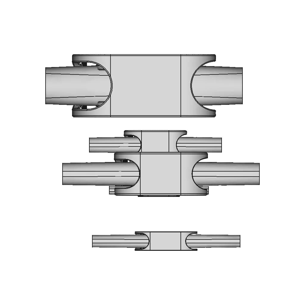 Безконтактний Затискач - Клапан Регулювання Потоку - Standard Mechanical Component_90_0_degree_snapshot