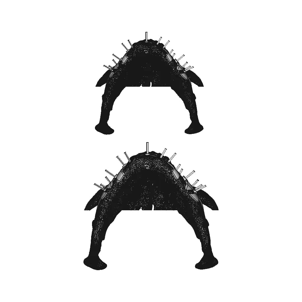 Guiders For Jaws Osteotomy - Downloadable CAD Representation_90_0_degree_snapshot
