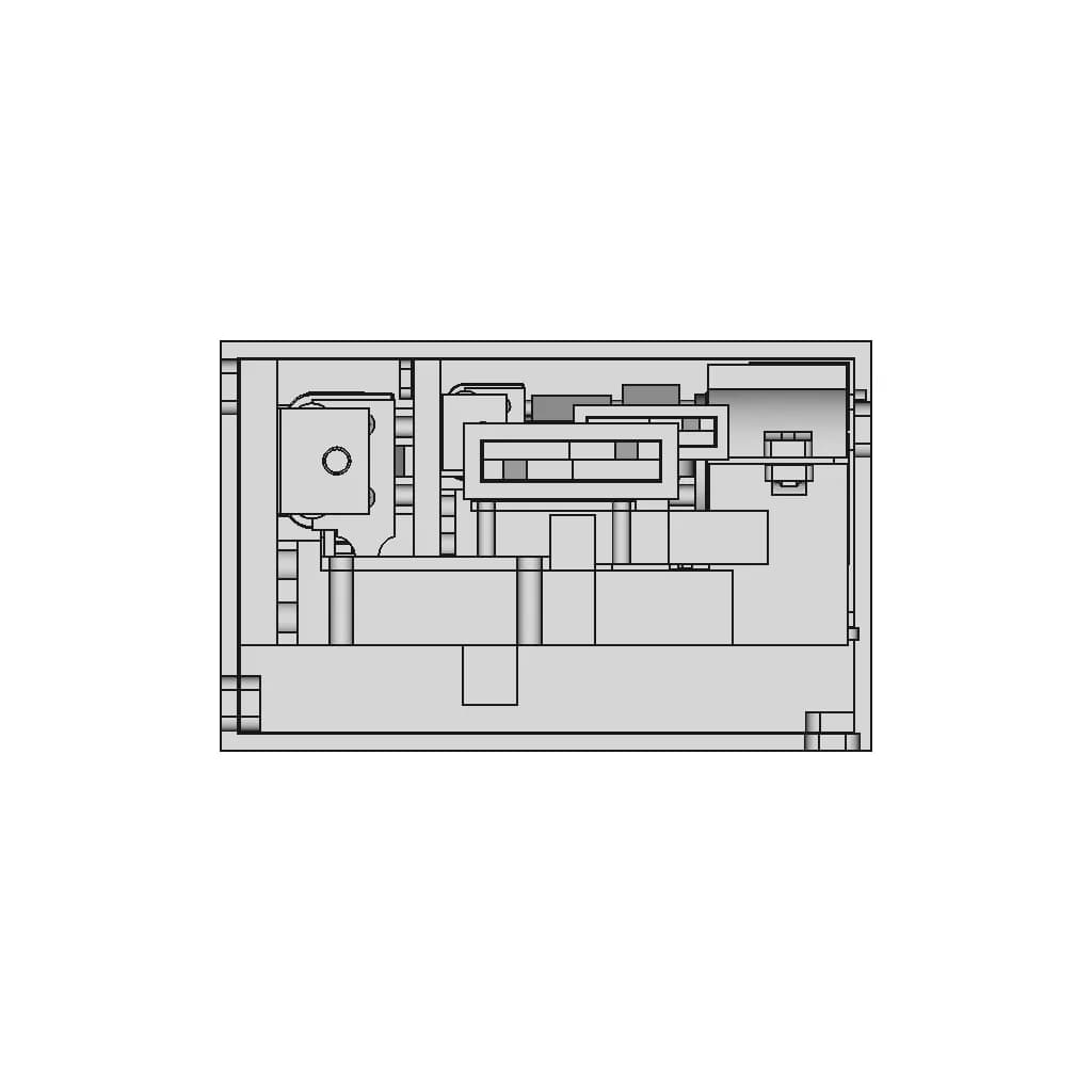 X-Y Motorized Stage | 3D Engineering Design File_270_0_degree_snapshot