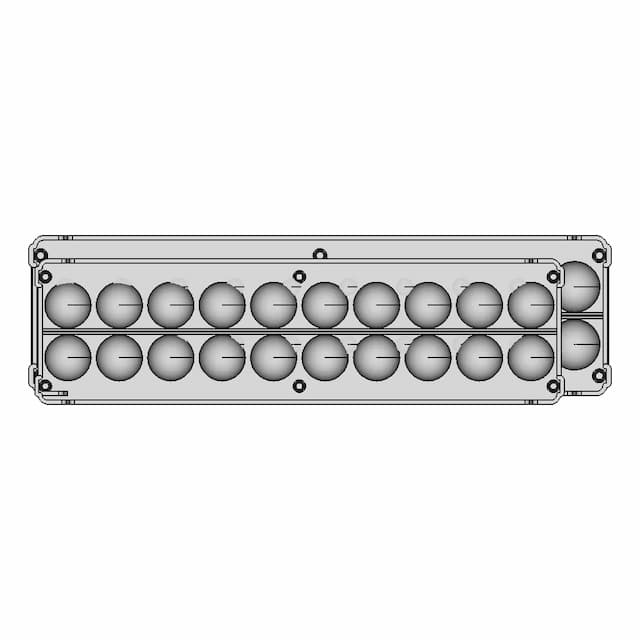 (Шлпп-20 )Штатив Лабараторный Для Пробирок | High-Quality CAD Model