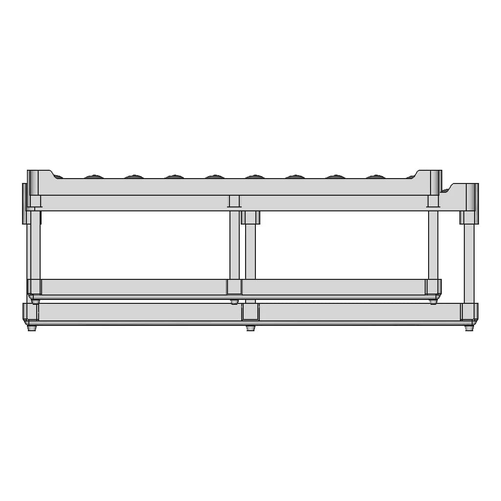 (Шлпп-20 )Штатив Лабараторный Для Пробирок | High-Quality CAD Model_90_0_degree_snapshot