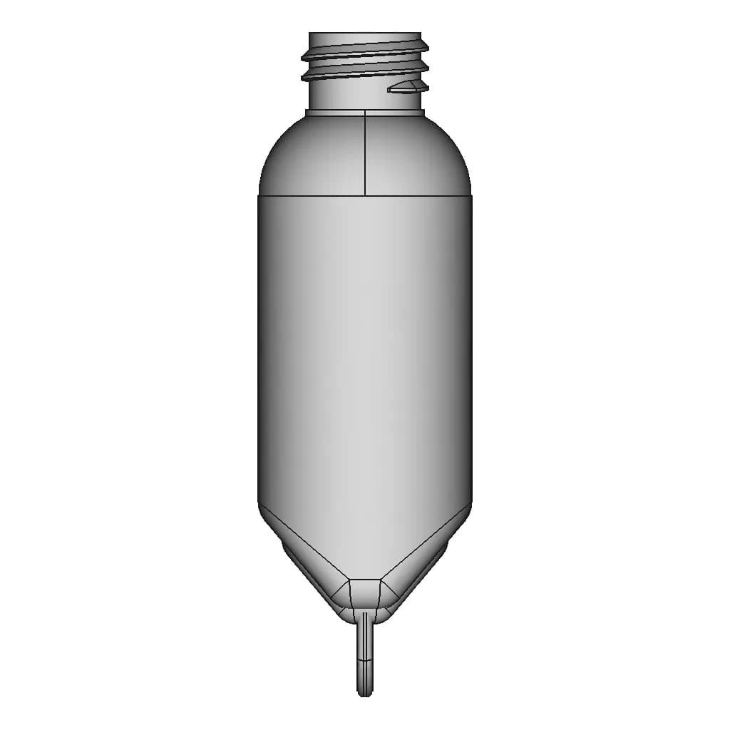 2 Oz Sanitizer Gel Hanging Bottle - Standard Mechanical Component_0_270_degree_snapshot
